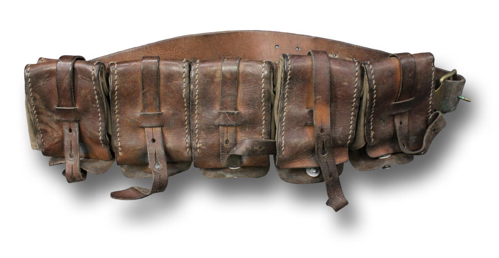 CIRCA 1940 5-POUCH BANDOLIER