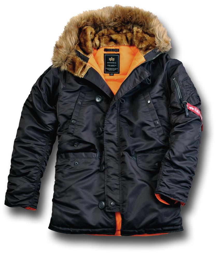 ALPHA WOMENS N3B VF59 PARKA - BLACK