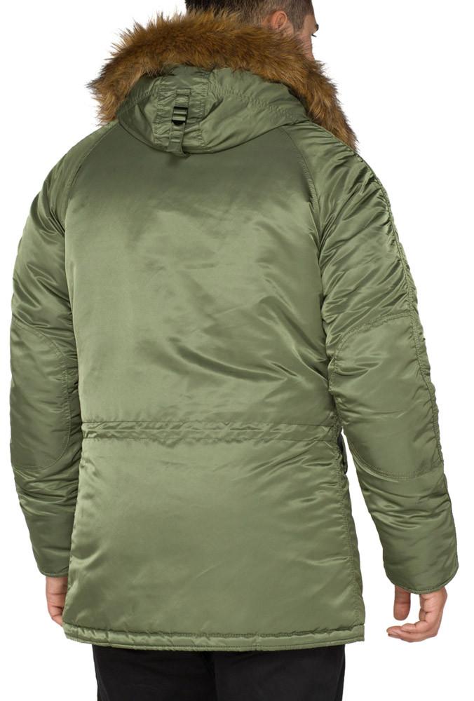 ALPHA N3B VF59 MEN'S SLIM FIT - GREEN