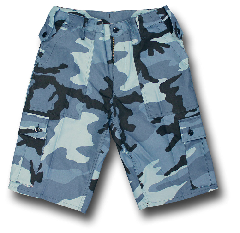 COMBAT SHORTS - SKY CAMMO