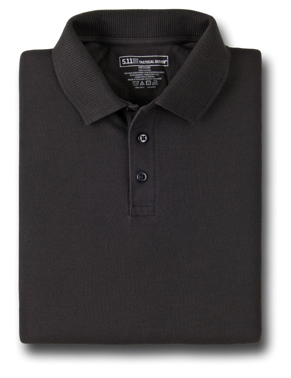 5.11 SHORT-SLEEVE UTILITY POLO - BLACK / FOLDED