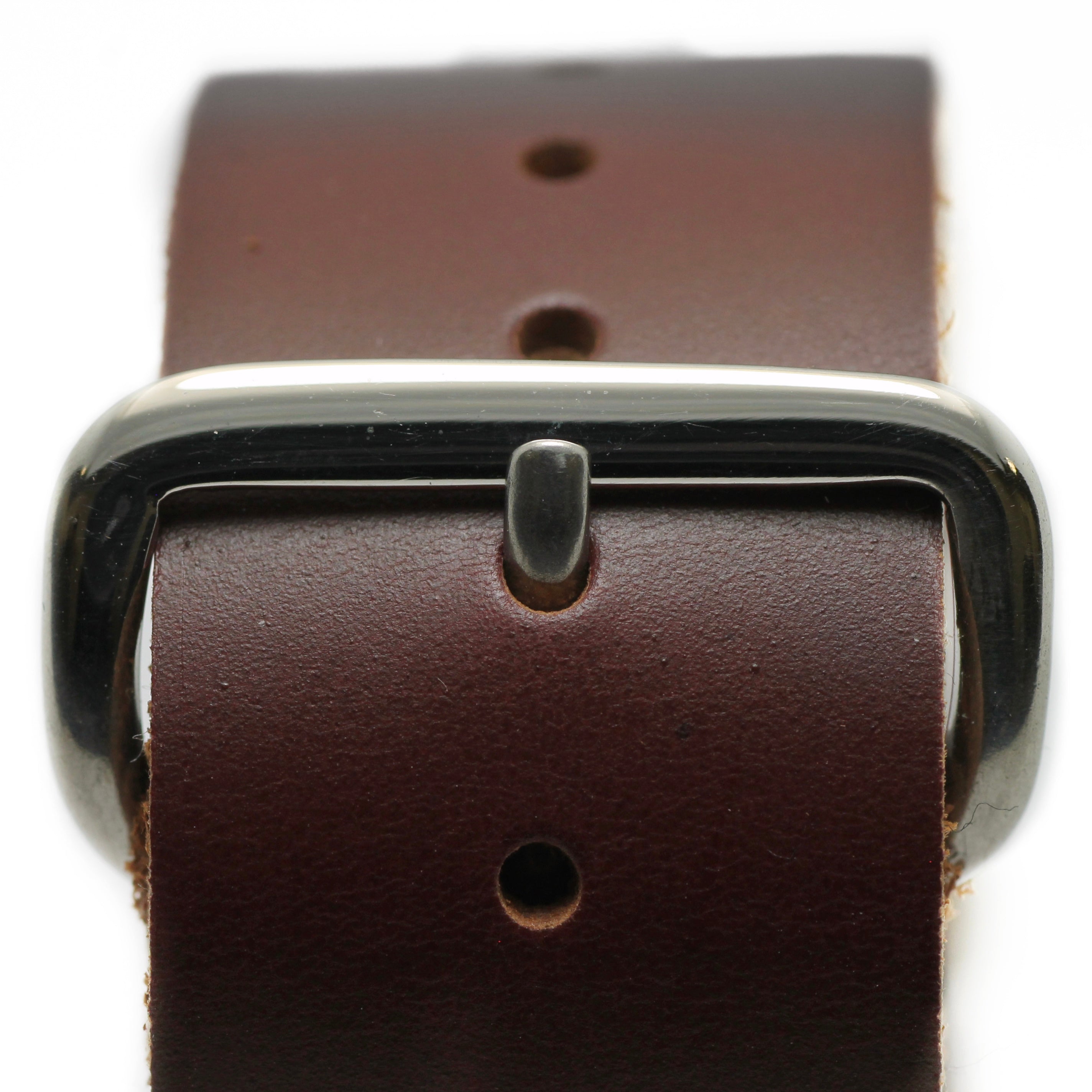 LEATHER NATO STYLE WATCH STRAP - BROWN
