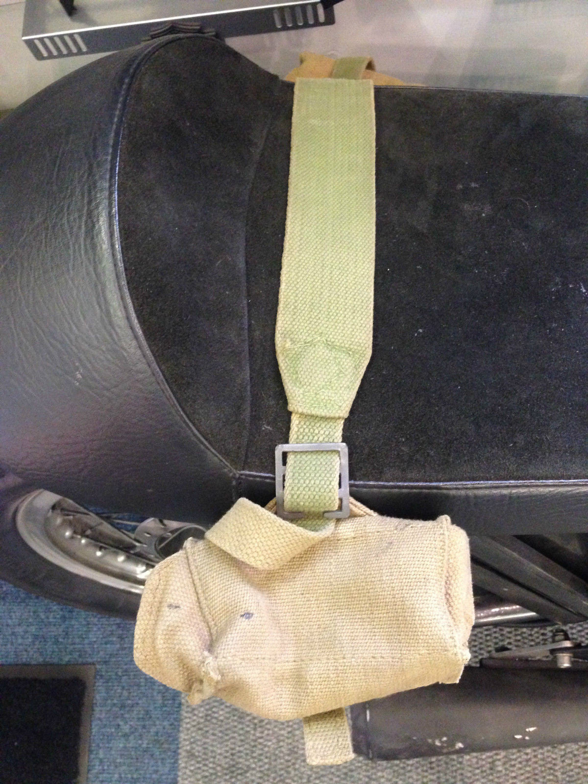 WWII BLACK TOOL PANNIERS STRAP