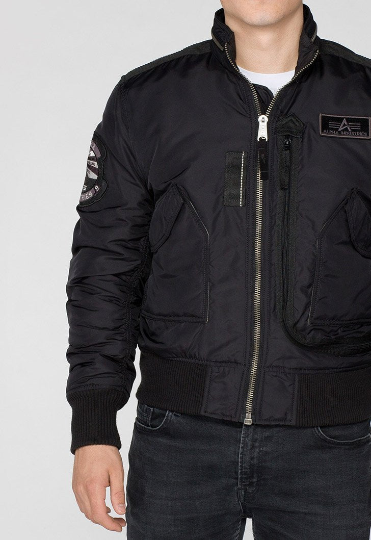 ALPHA ENGINE JACKET - BLACK
