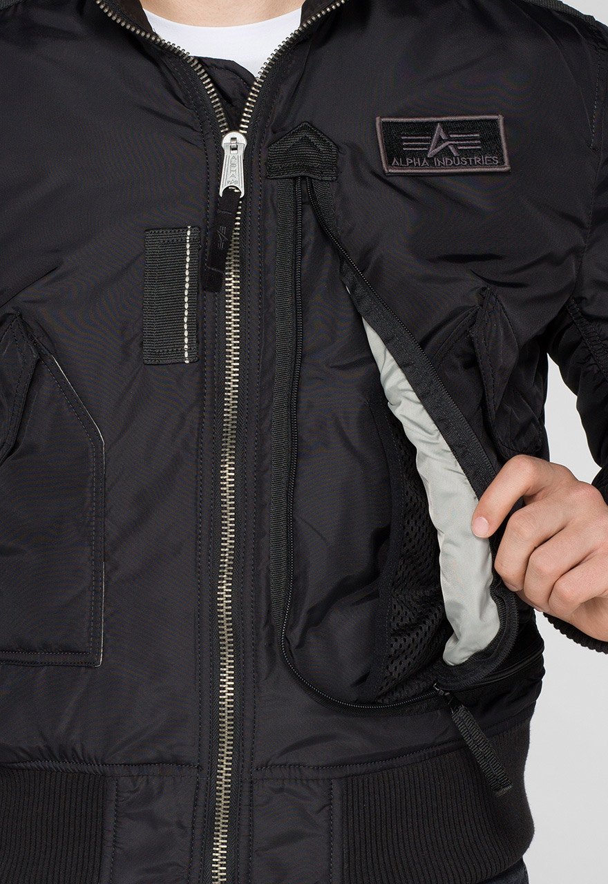 ALPHA ENGINE JACKET - BLACK