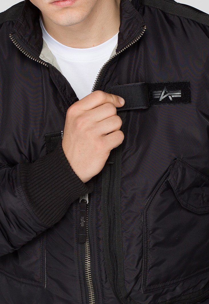 ALPHA ENGINE JACKET - BLACK