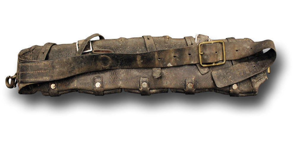 1902 DATED LEATHER AMMO BELT