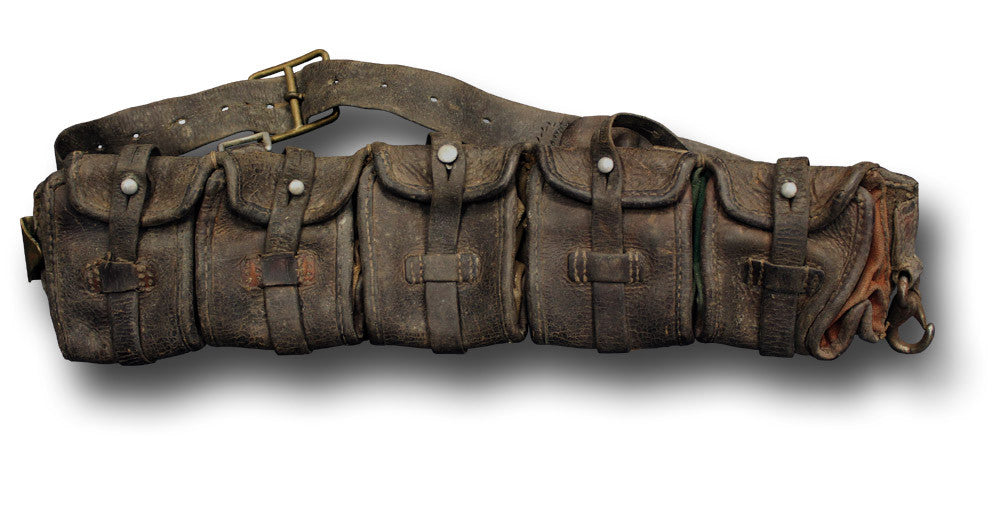 1902 DATED LEATHER AMMO BELT - Silvermans
