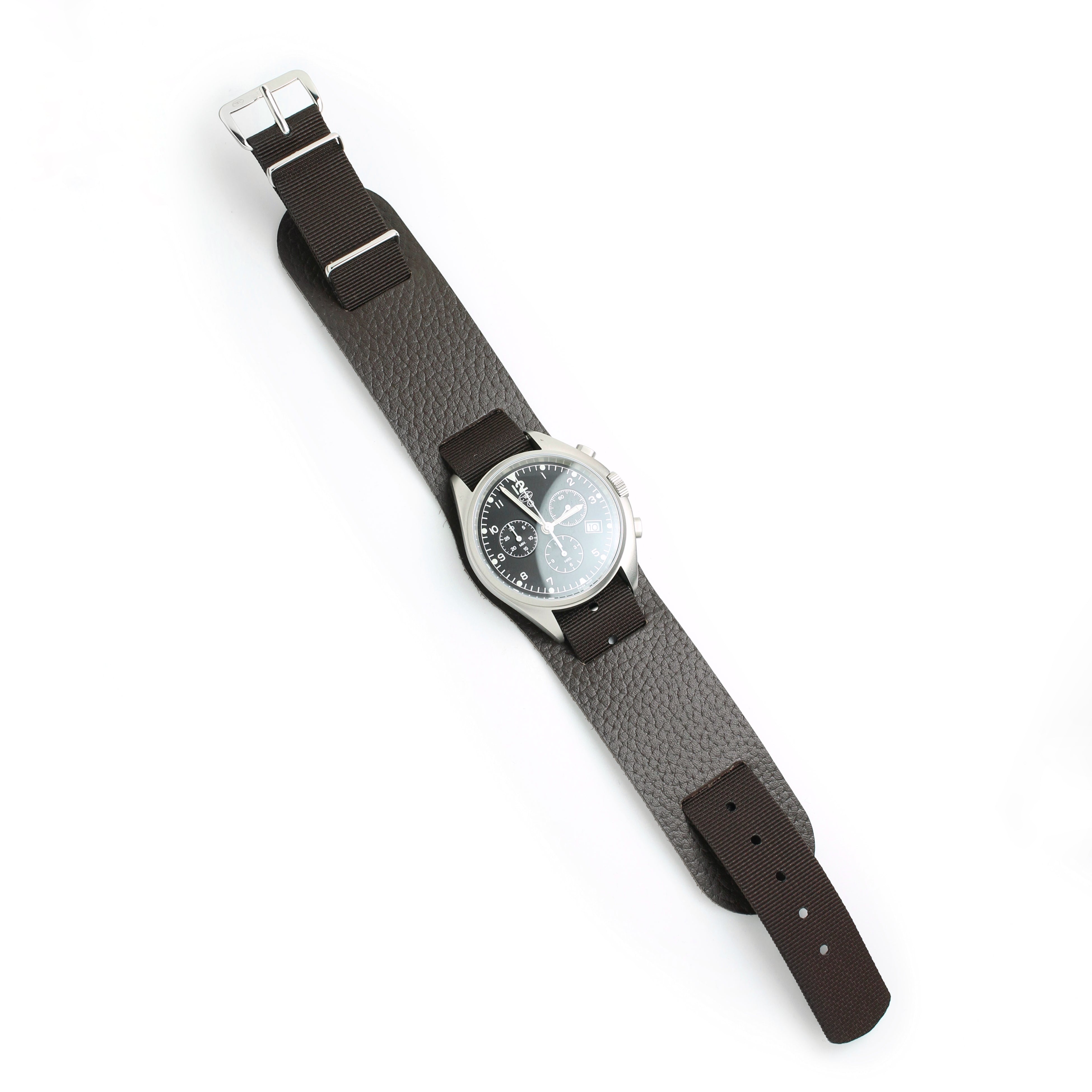 RAF -74 LEATHER / NYLON STRAP 18MM