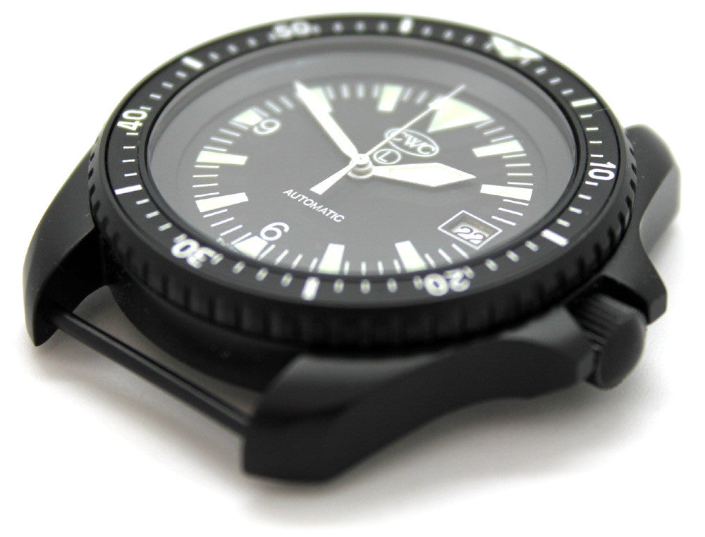 CWC BLACK AUTO DIVERS WATCH WD - SIDE