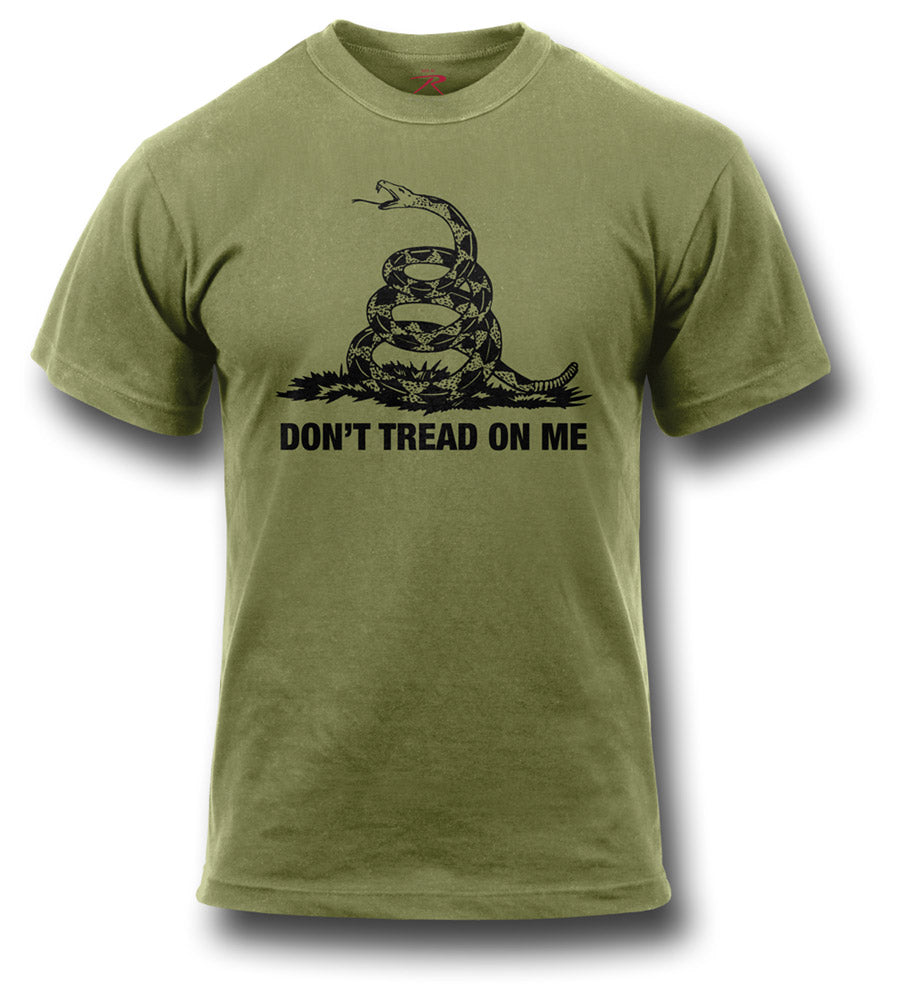 US T-SHIRT DON'T TREAD ON ME