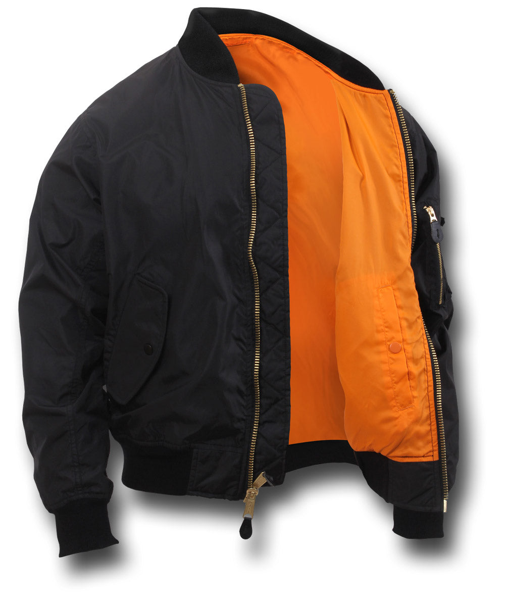 ROTHCO LIGHTWEIGHT MA1 JACKET - INSIDE