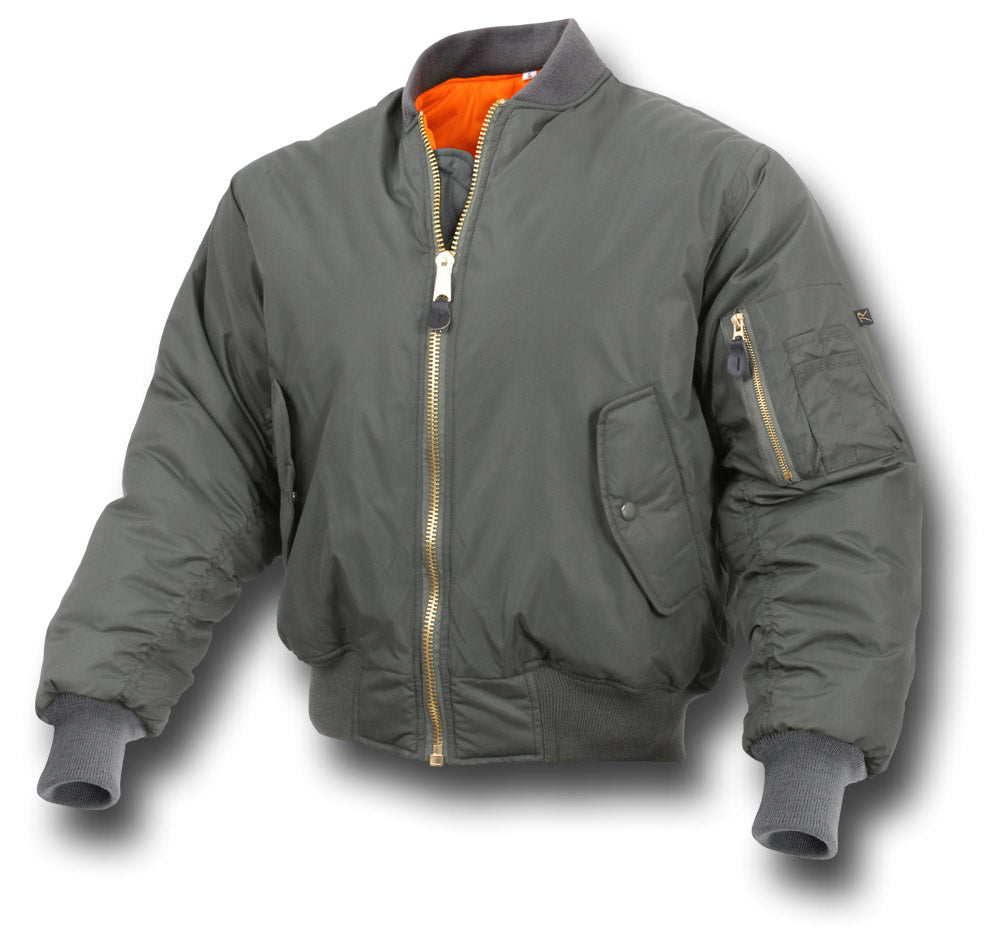 ROTHCO MIDWEIGHT MA1 JACKET - GREEN