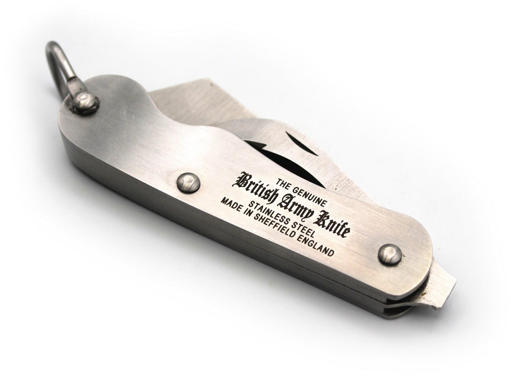 BRITISH 2-PIECE FOLDING KNIFE - CLOSED