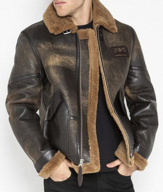 SCHOTT LCWEAPON18 SHEEPSKIN JACKET