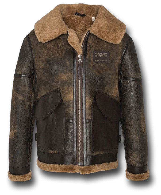 SCHOTT LCWEAPON18 SHEEPSKIN JACKET