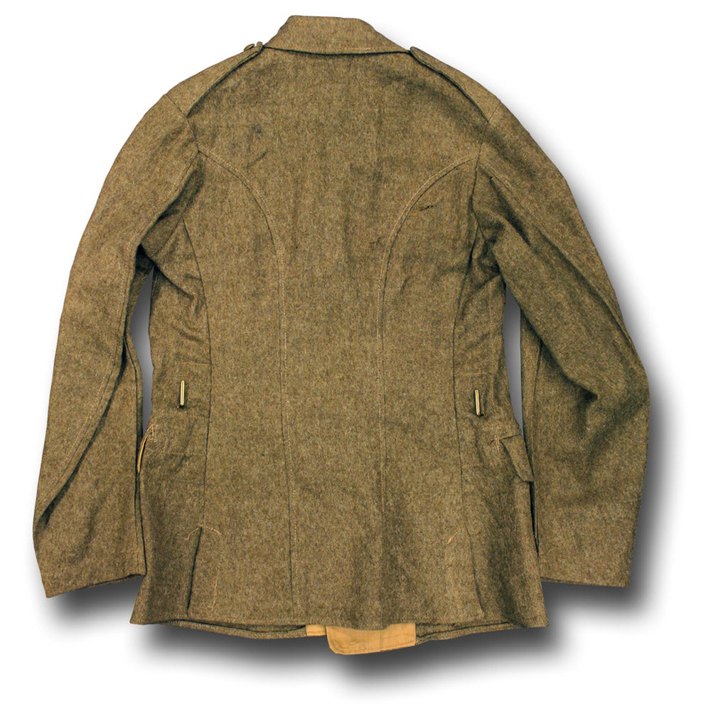 KHAKI 4-POCKET TUNIC 1946 DATE - BACK