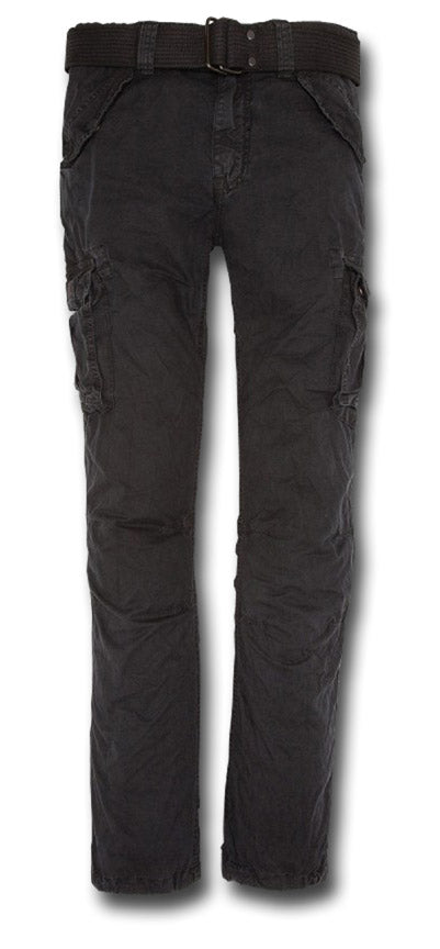 SCHOTT BATTLE TROUSERS - BLACK