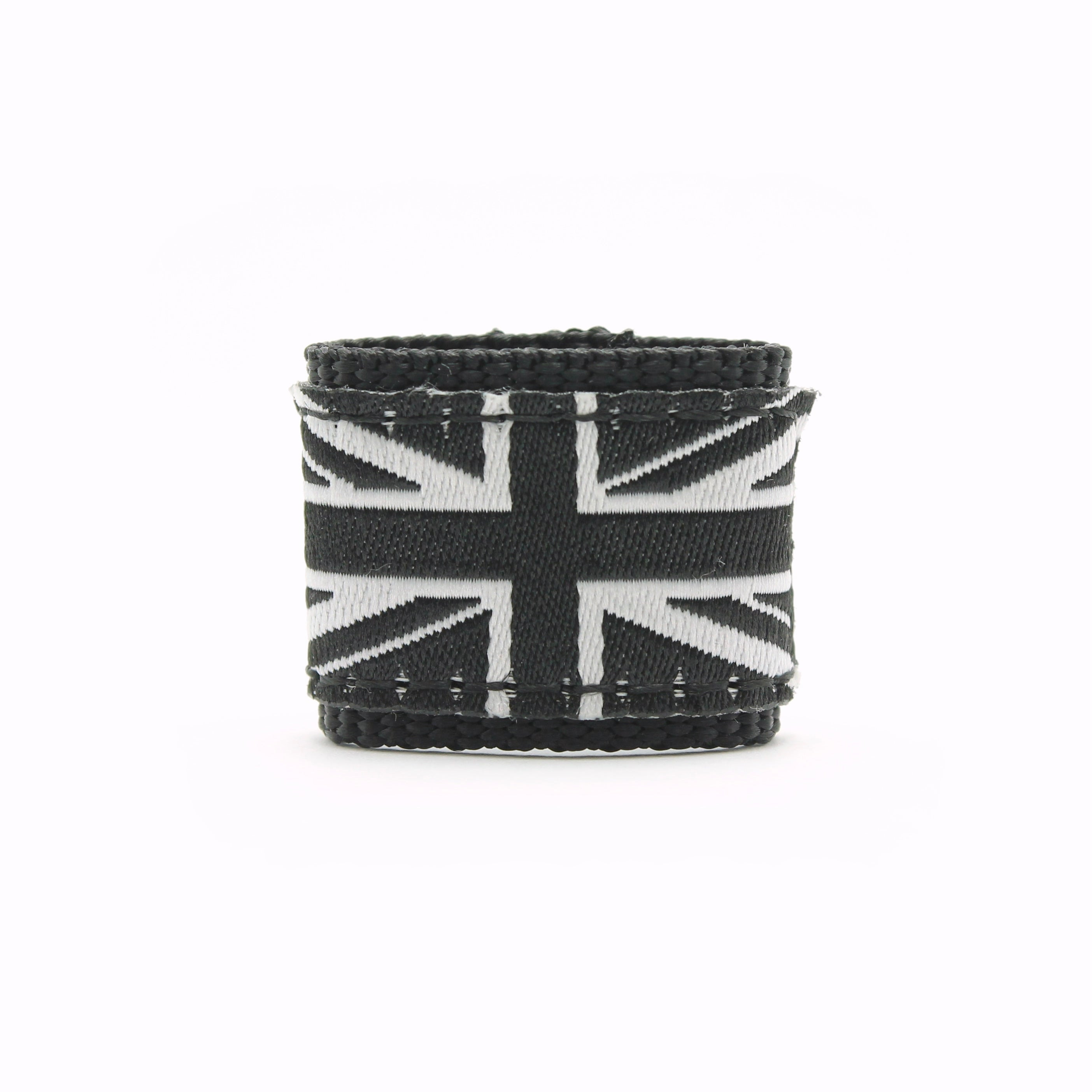 WATCH STRAP LOOP - BLACK UNION JACK ON BLACK LOOP