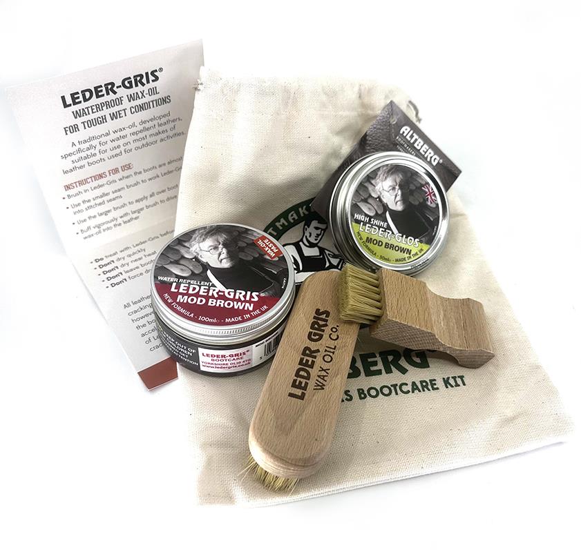 ALTBERG BOOTCARE KIT BROWN