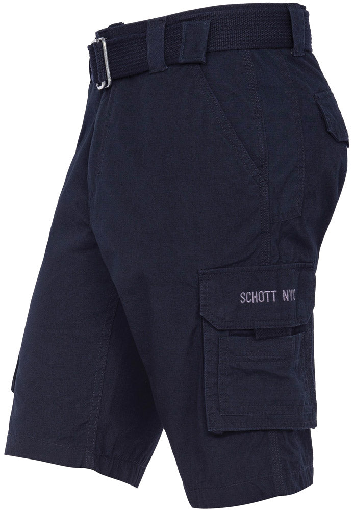 SCHOTT LAWSON SHORTS - NAVY, SIDE