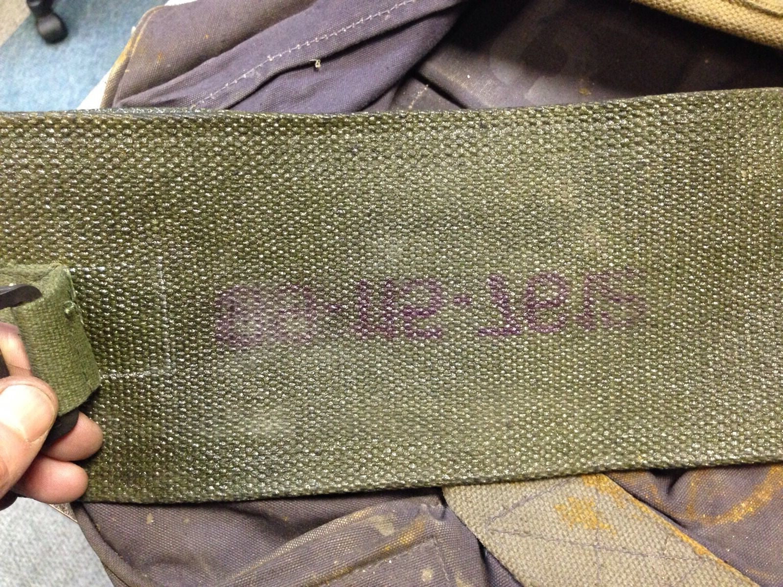 BRITISH ARMY LINESMAN BELT