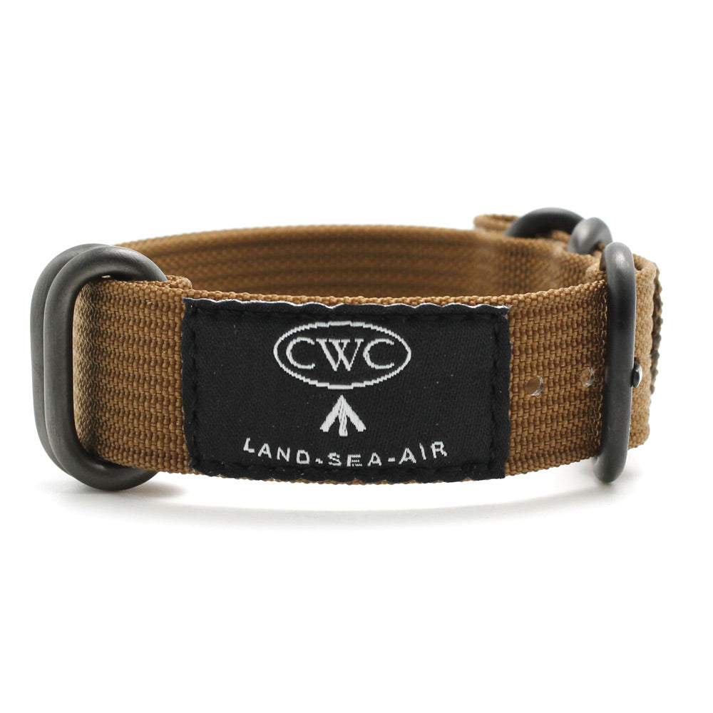 CWC LAND SEA AIR ZULU STRAP - COYOTE BROWN