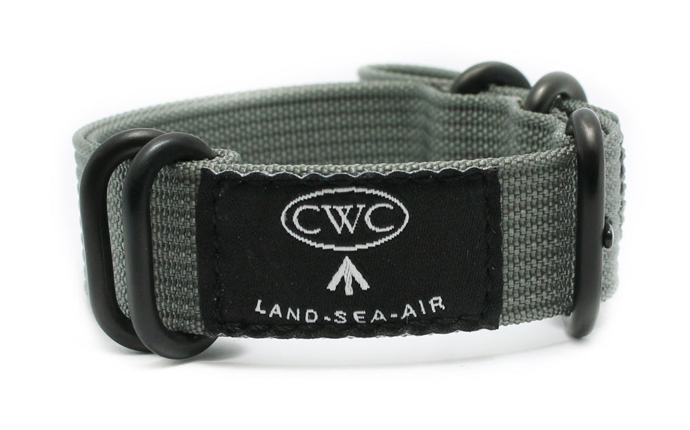 CWC LAND SEA AIR ZULU STRAP - GREY