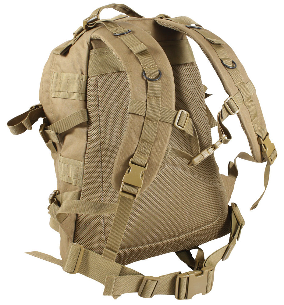 ROTHCO TRANSPORT PACK - LARGE - COYOTE, BACK