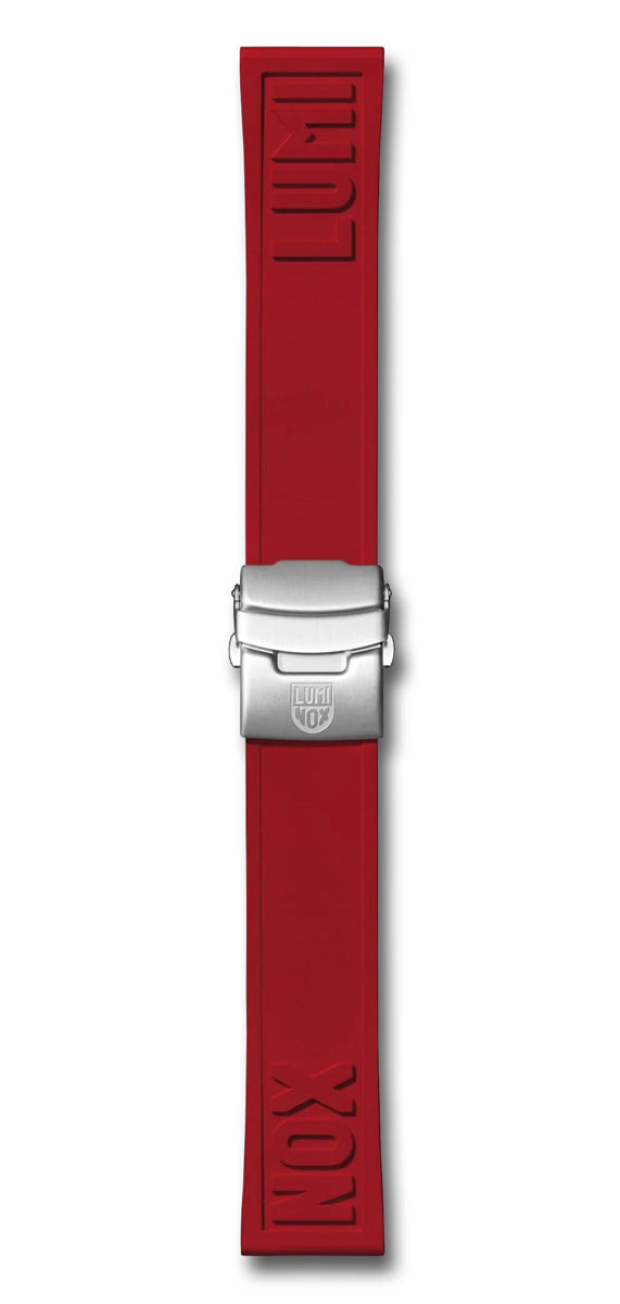 LUMINOX CUT-TO-FIT RUBBER STRAP 24MM - RED