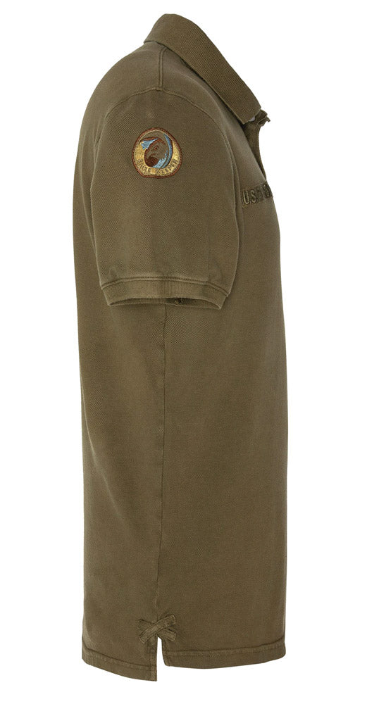 SCHOTT PSCASON ARMY POLO SHIRT