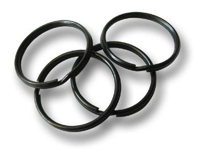 4 BLACK KEY RING LOOPS - Silvermans
 - 2