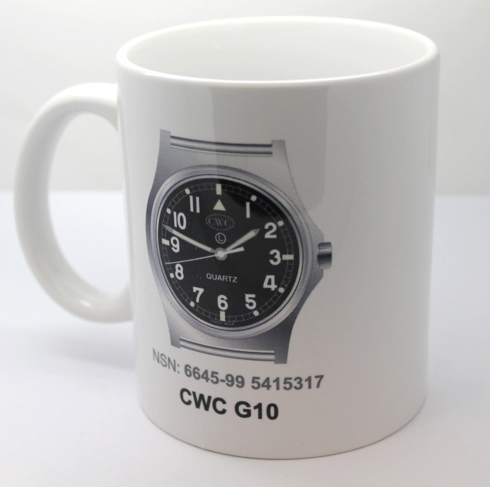CWC WHITE CERAMIC MUG