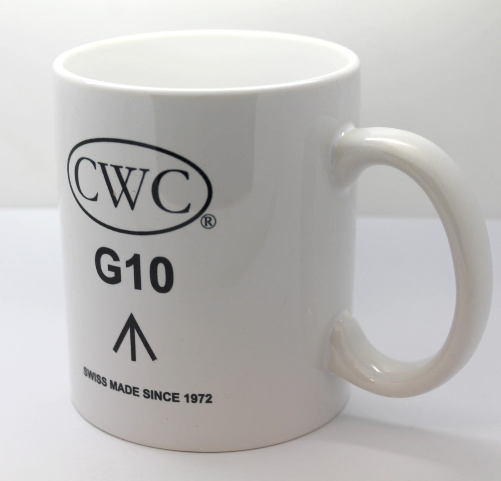 CWC WHITE CERAMIC MUG