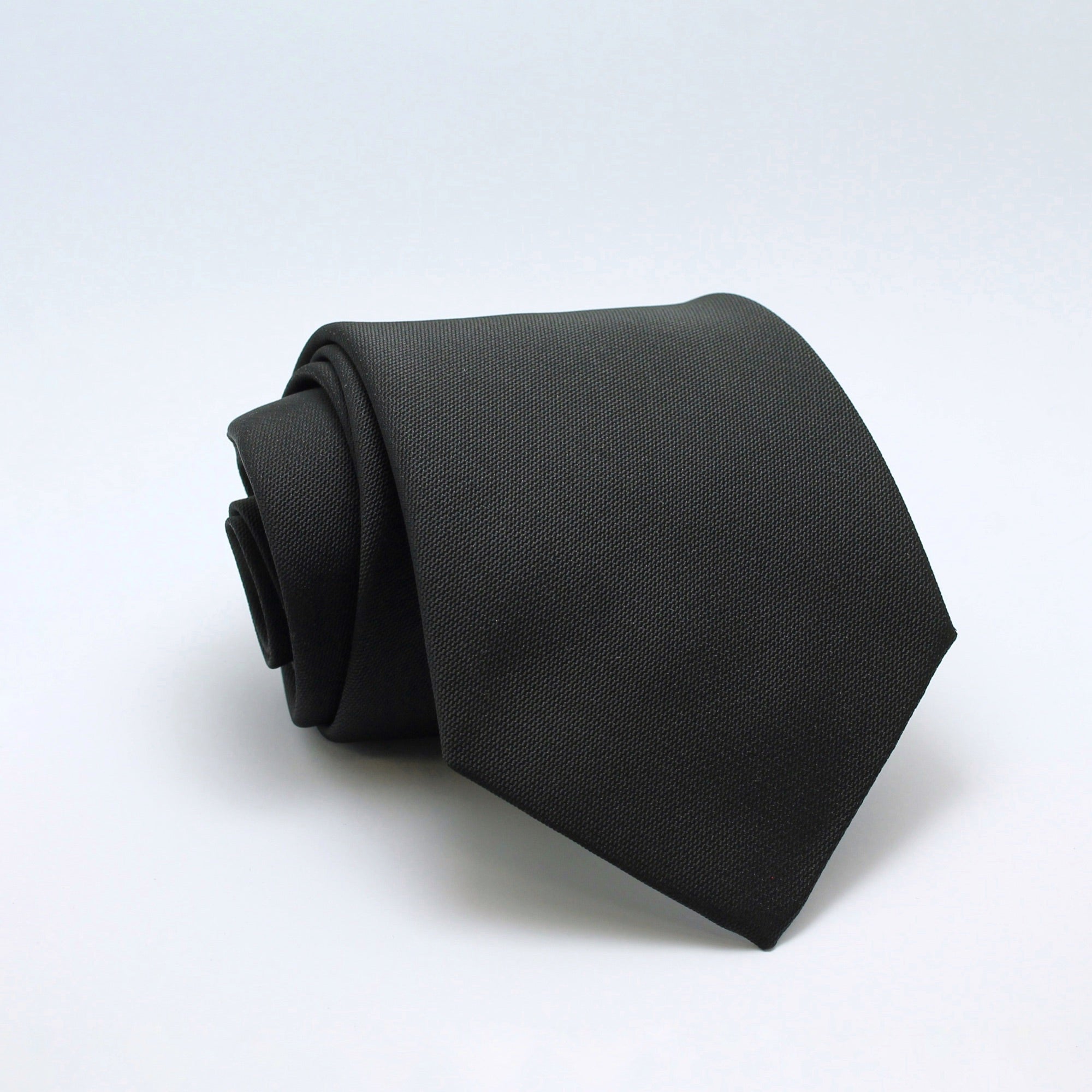 REGIMENTAL TIE - PLAIN BLACK