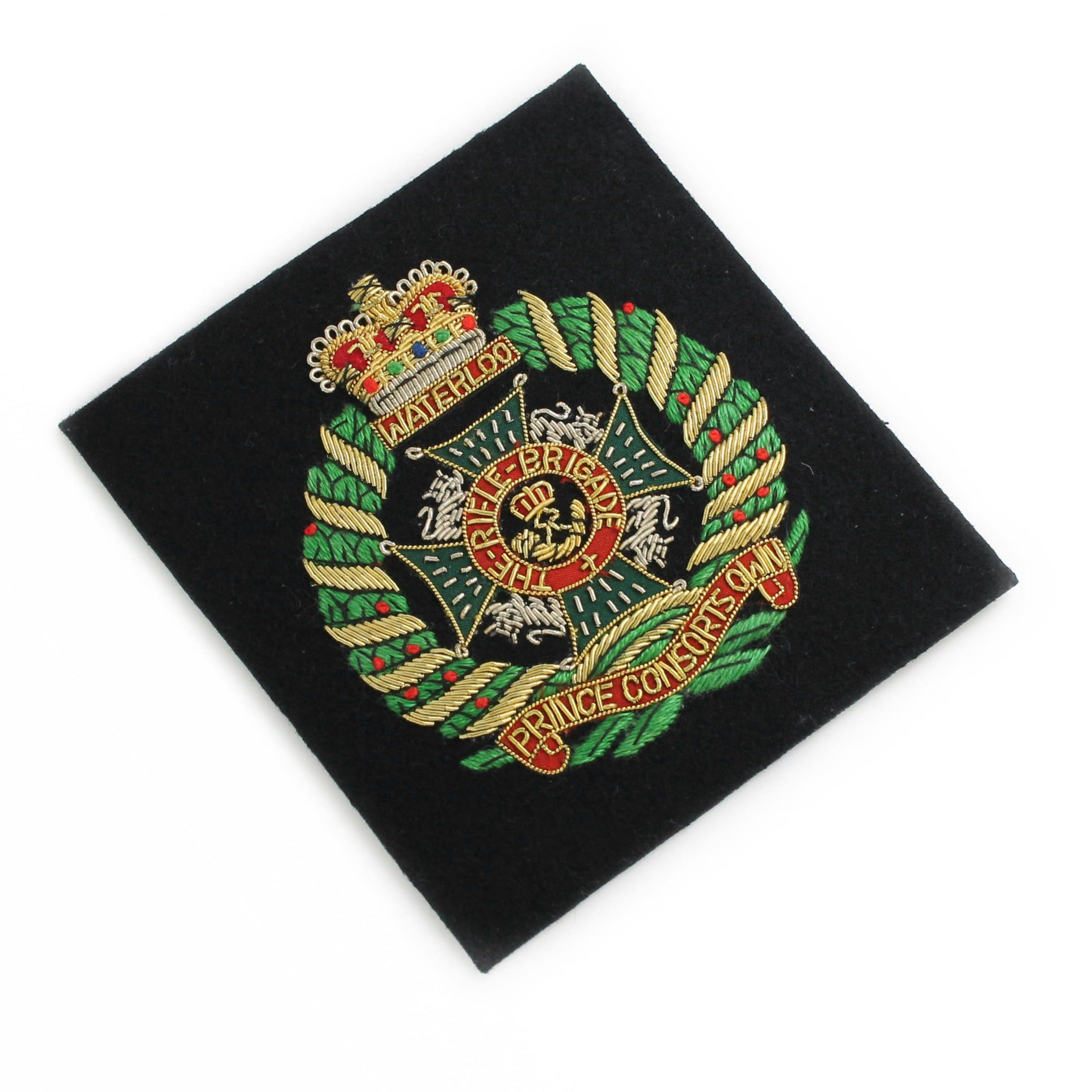 RIFLE BRIGADE BLAZER BADGE - WIRE