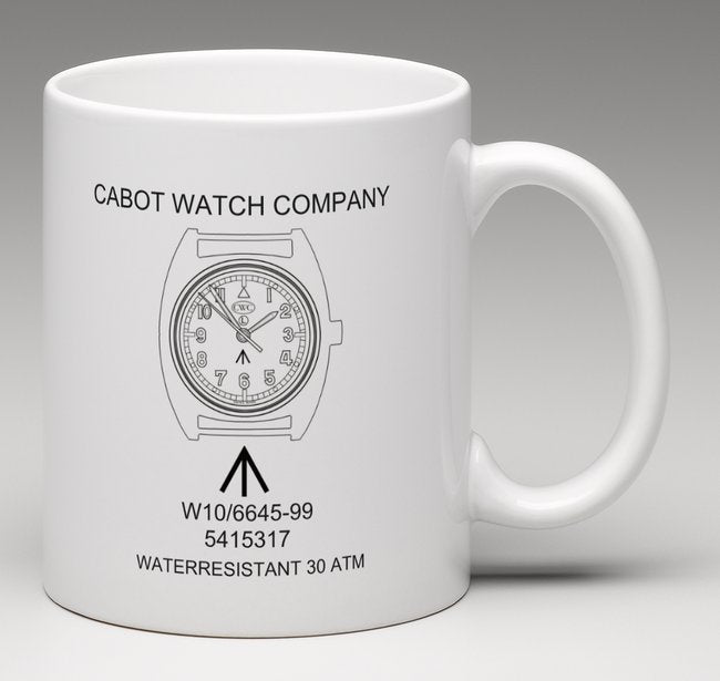 CWC WHITE CERAMIC MUG