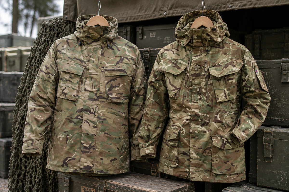New Stock: British Army MTP Windproof Smocks & MTP MVP Waterproof Smocks