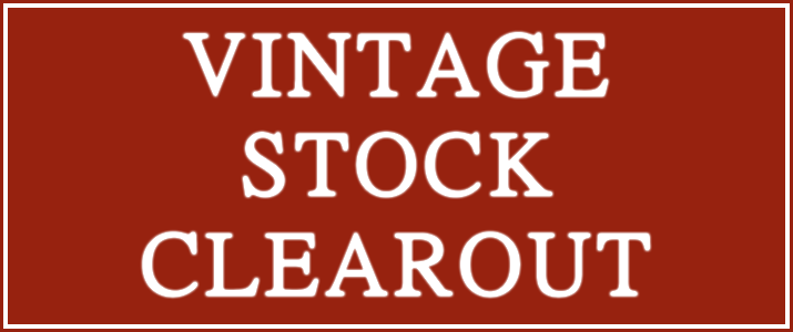 Vintage Stock Clearout