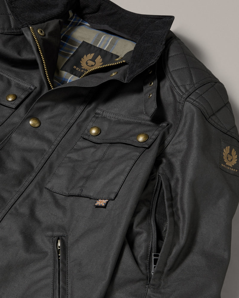 BELSTAFF BROOKLANDS MOTORCYCLE JACKET - DETAIL 2