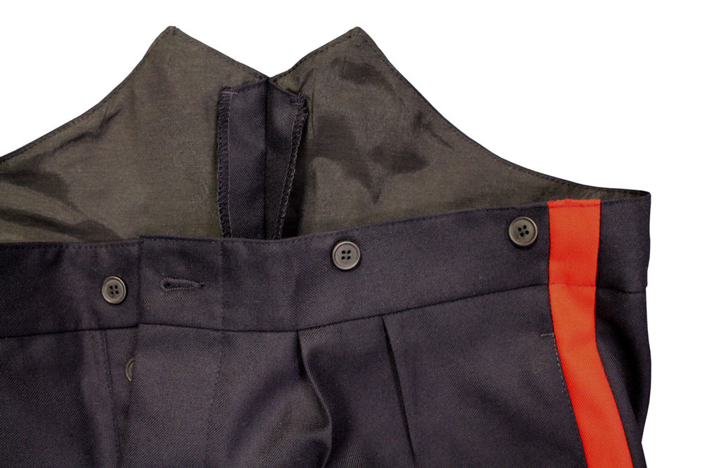 NO.1 DRESS TROUSERS WITH RED STRIPE - DETAIL