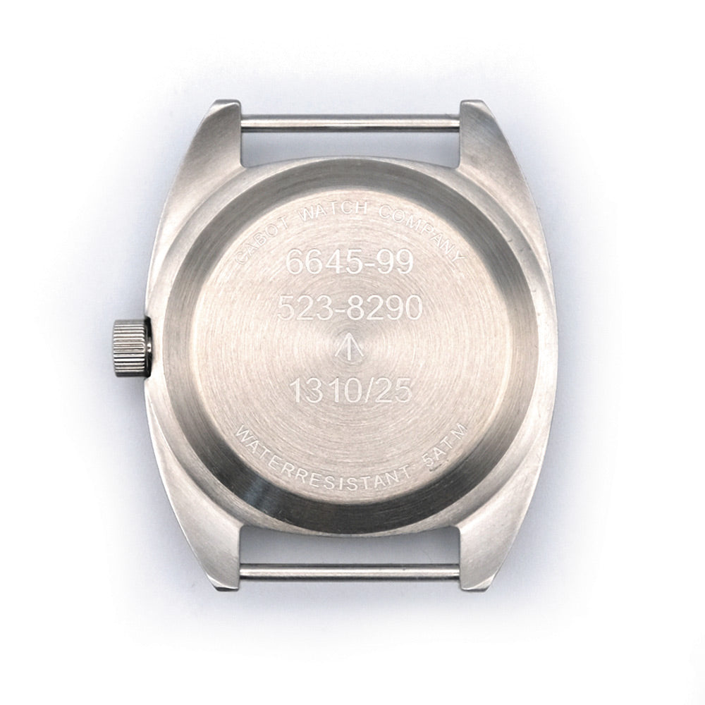 CWC MELLOR 72 MECHANICAL WATCH - CASE BACK