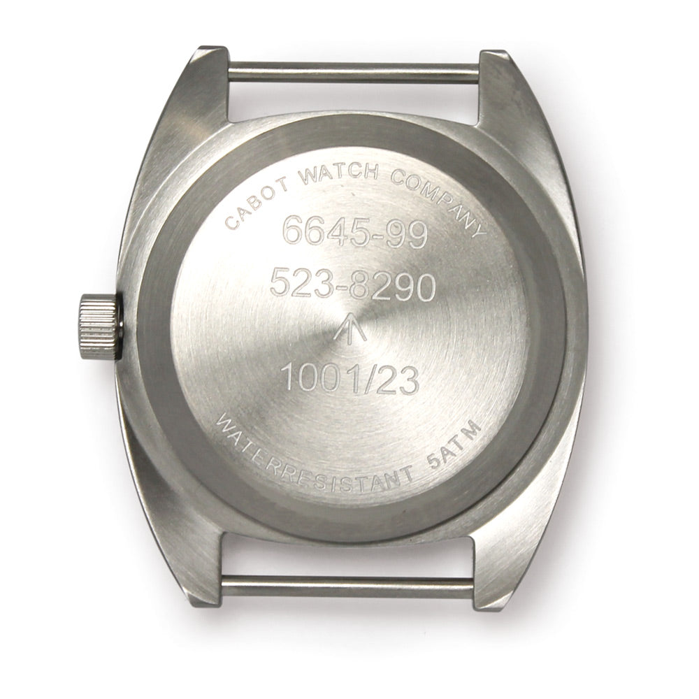CWC MELLOR 72 MECHANICAL WATCH - CASE BACK