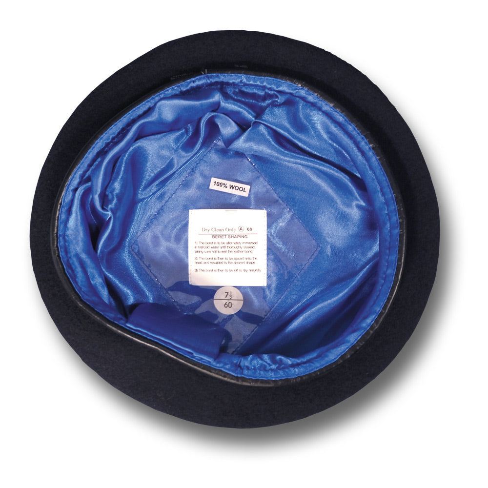 BERET NAVY - OFFICERS (INSIDE)