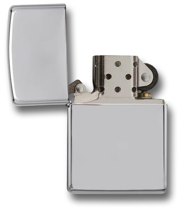 USA ZIPPO LIGHTER - POLISHED CHROME