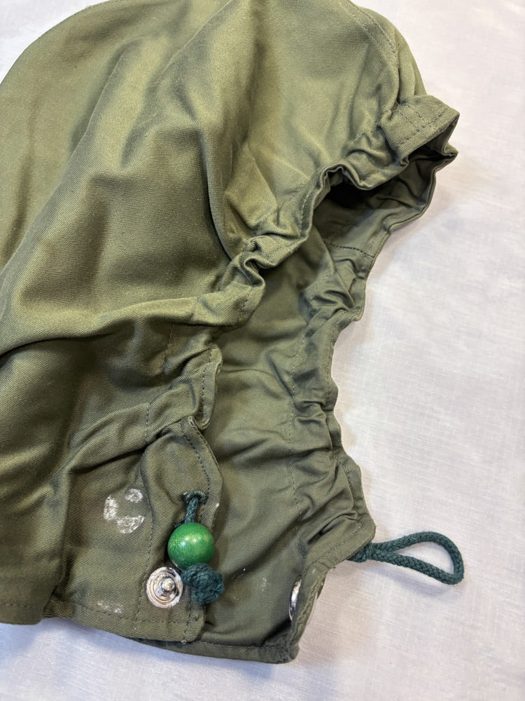 PLAIN GREEN ATTACHABLE HOOD FOR COMBAT SMOCK