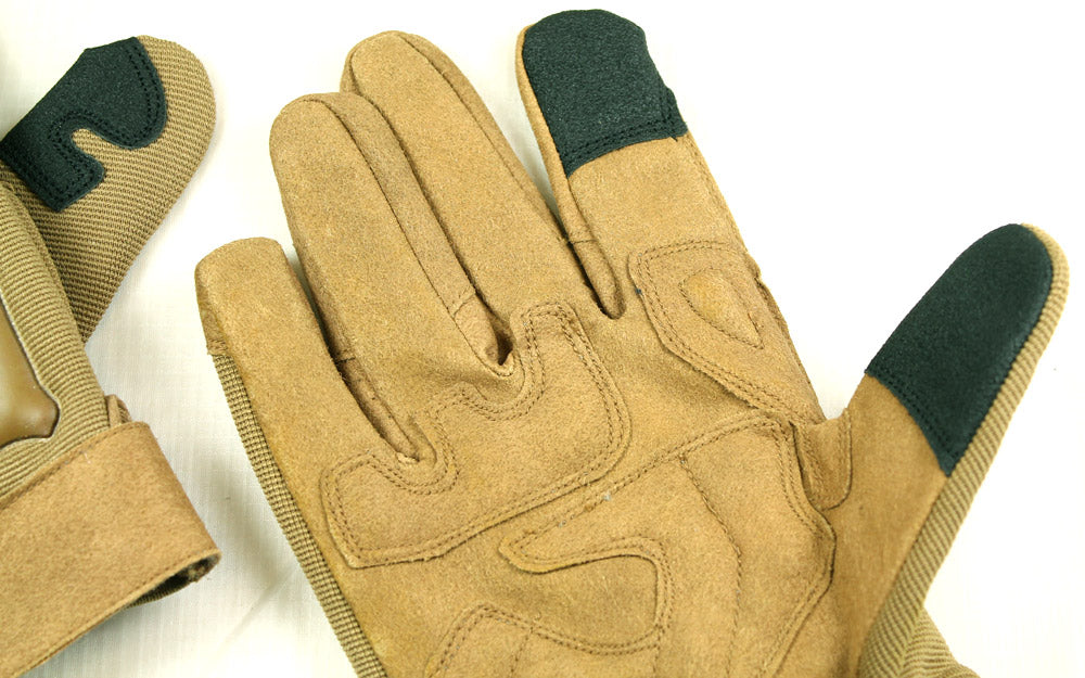 SKELETON MECHANICS GLOVES - SAND
