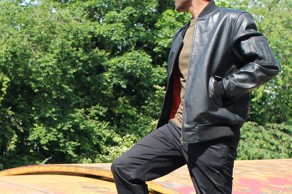 SIL-MA1 LEATHER FLYING JACKET