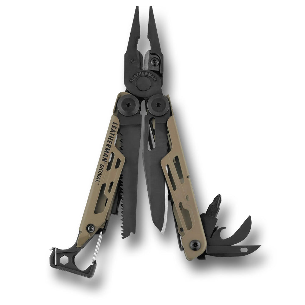LEATHERMAN SIGNAL MULTITOOL - COYOTE & BLACK