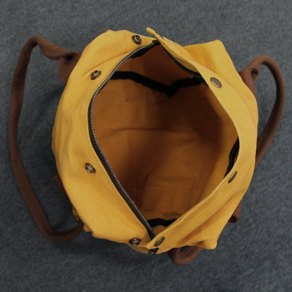 CANVAS AVIATOR FLIGHT BAG - SMALL, INSIDE